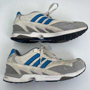 adidas Torsion Super IE4213 Sneakers Mens US 12 Gray Blue Mesh Running Shoes